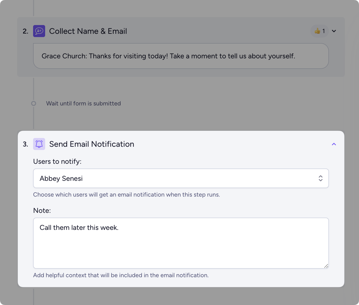 Automatically send an email notification when someone texts your keyword