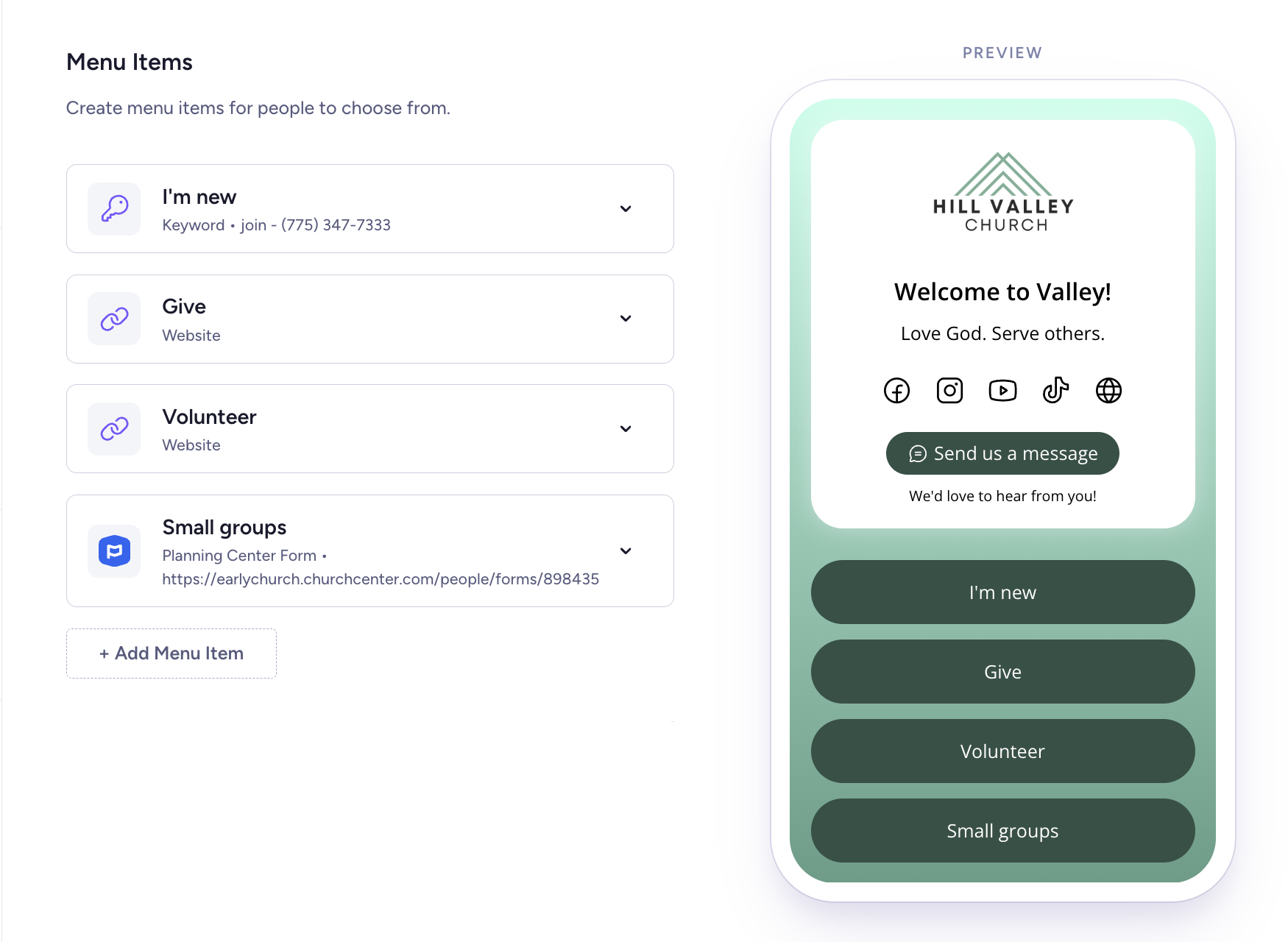 Clearstream's microsite design builder