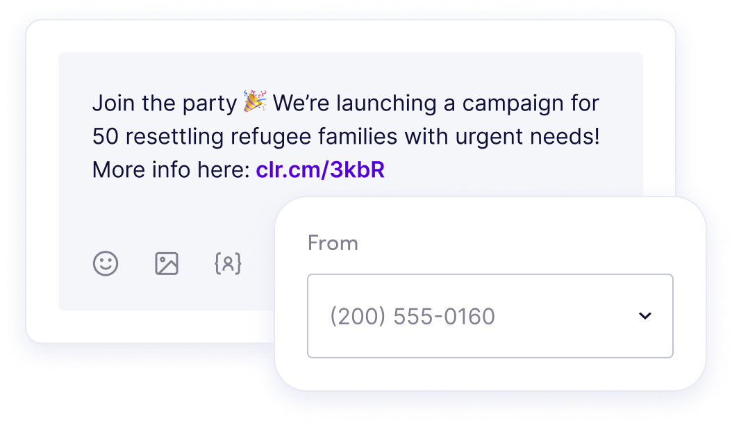 Text and email your donors