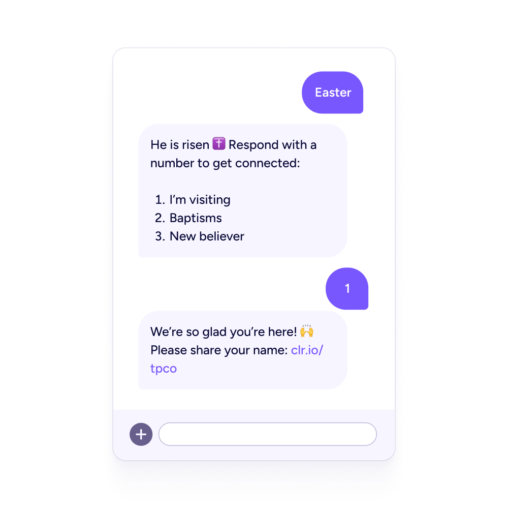 Create a keyword for your Easter events