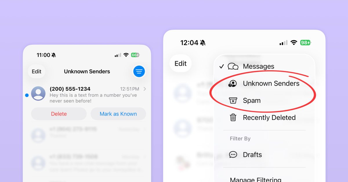 Understanding the new text message filtering in iOS 26 - Clearstream