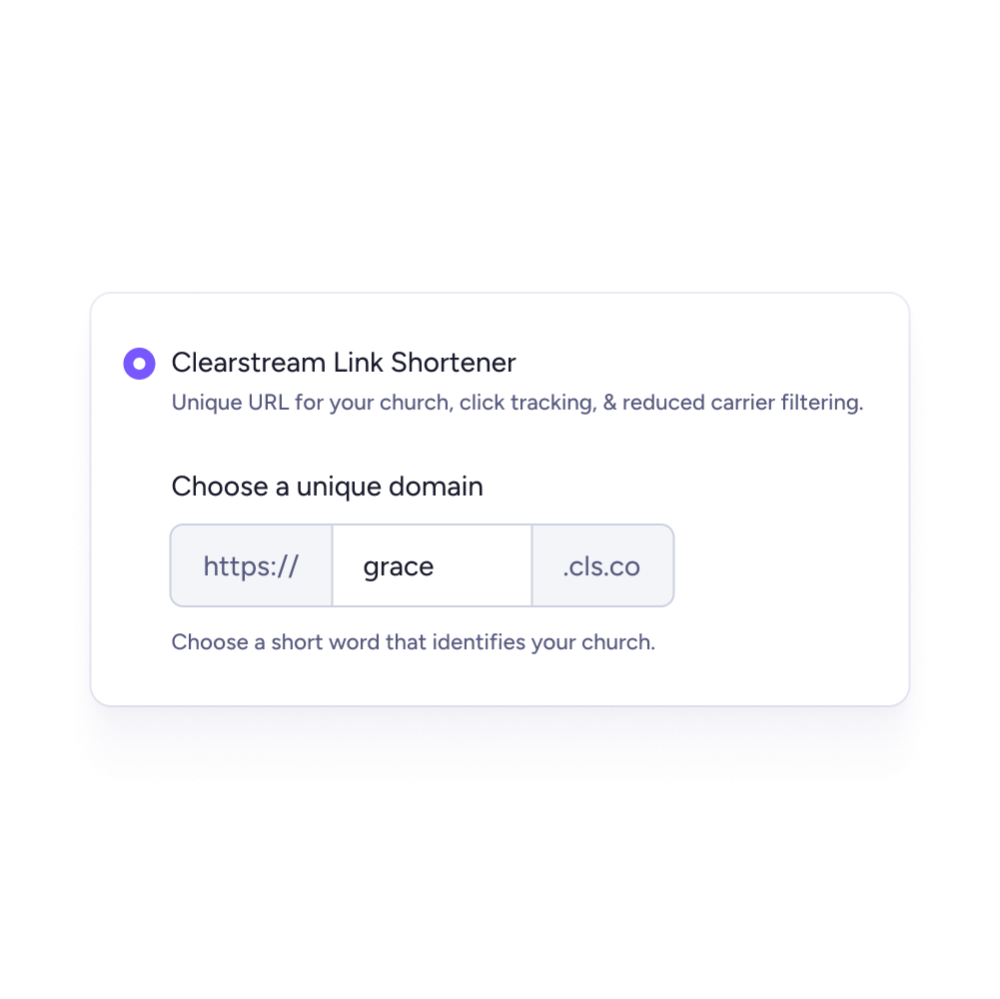 Link Shortening Clearstream link shortener