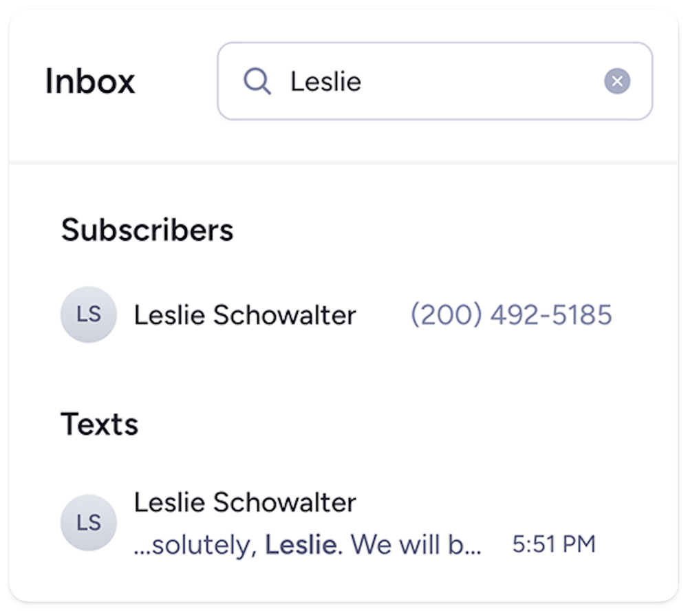 Quickly search your conversations Quickly search your conversations