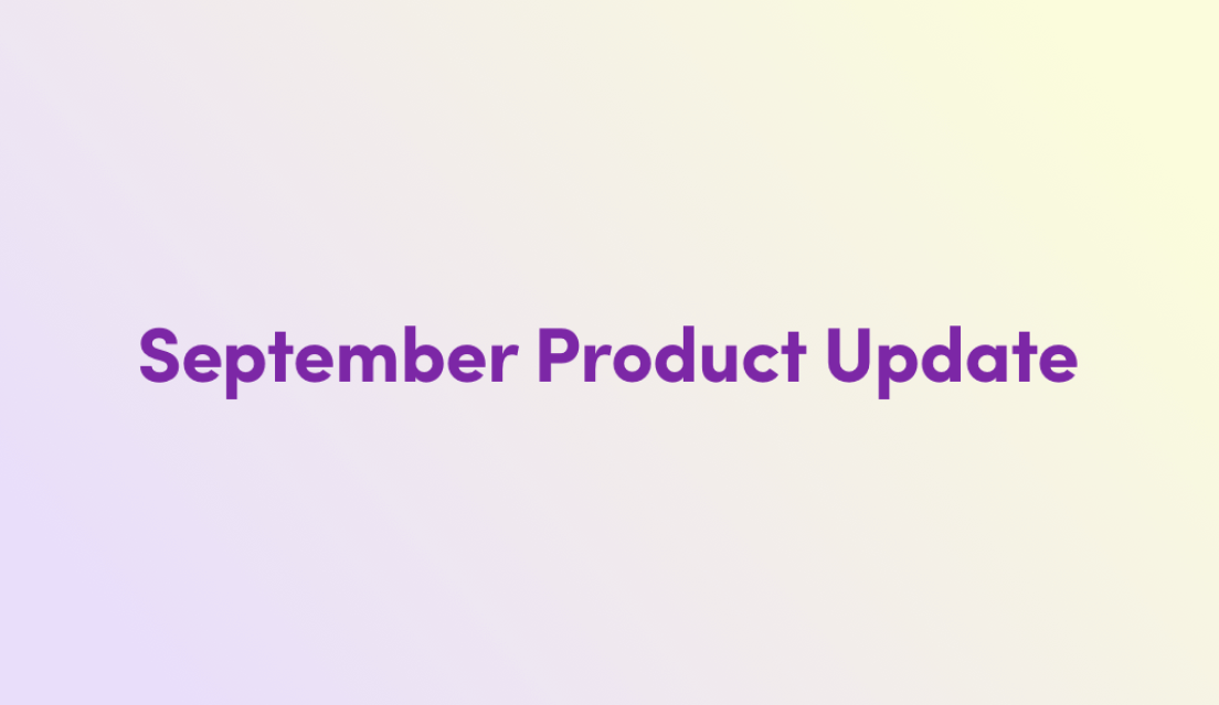 September Product Update Blog Header