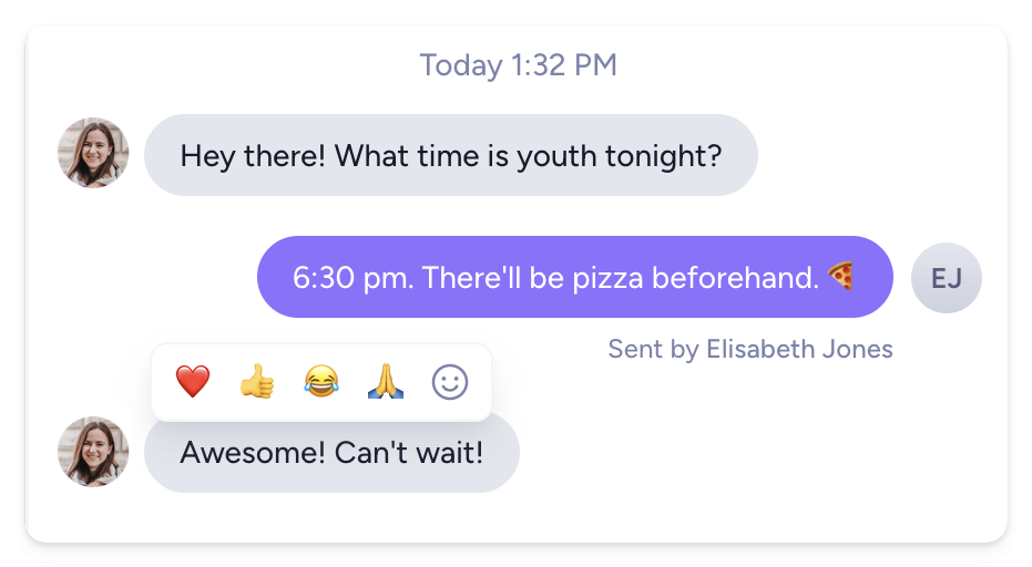 Quickly respond to your people Quickly respond to messages in the inbox